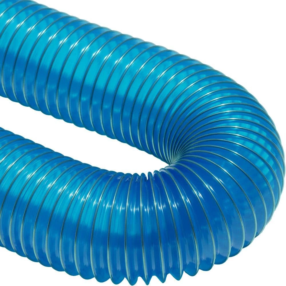 Rubber-Cal 2.5 in. D x 12 ft. PVC Flexduct Coil Flexible Ducting in Blue 5 Rubber-Cal 2.5 in. D x 12 ft. PVC Flexduct Coil Flexible Ducting in Blue - Image 3