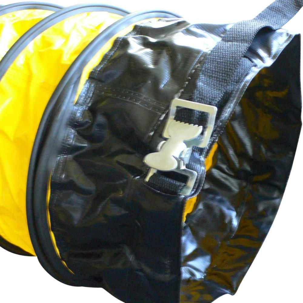 Rubber-Cal 8 in. D x 25 ft. Coil Flexible Ducting Air Ventilator Yellow 9 Rubber-Cal 8 in. D x 25 ft. Coil Flexible Ducting Air Ventilator Yellow - Image 7