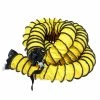 Rubber-Cal 16 in. D x 25 ft. Coil Flexible Ducting Air Ventilator Yellow