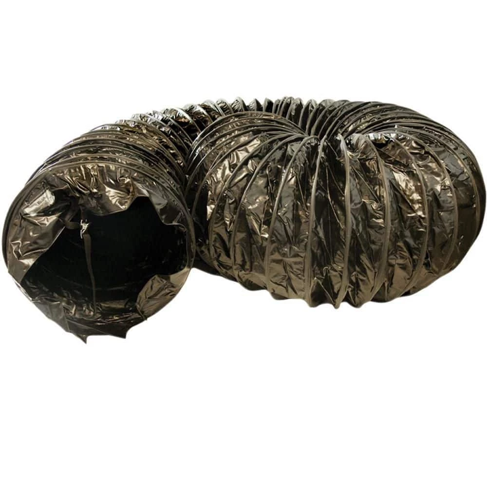 Rubber-Cal 8 in. D x 25 ft. Coil Flexible Ducting Air Ventilator Black 5 Rubber-Cal 8 in. D x 25 ft. Coil Flexible Ducting Air Ventilator Black - Image 3