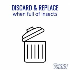 TERRO Fly Magnet Sticky Paper Fly Trap (8-Count) -Outlet Vasesource Store tan terro insect traps t518 44 1000