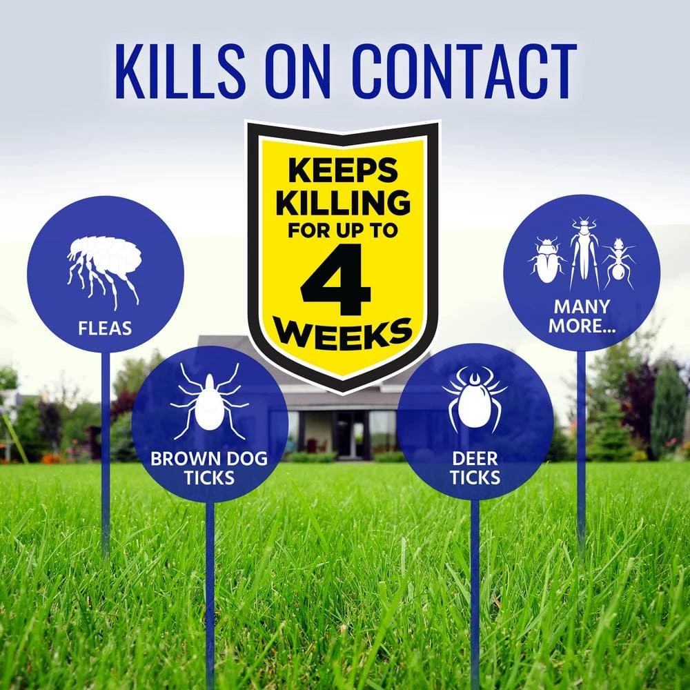 TERRO 32 oz. Tick and Flea Yard Spray 4 TERRO 32 oz. Tick and Flea Yard Spray - Image 2