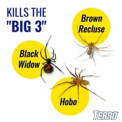 TERRO 16 oz. Spider Killer Aerosol Spray (2-Pack) 11 TERRO 16 oz. Spider Killer Aerosol Spray (2-Pack) -Outlet Vasesource Store terro bug killer spray t23026vb2 1f 1000