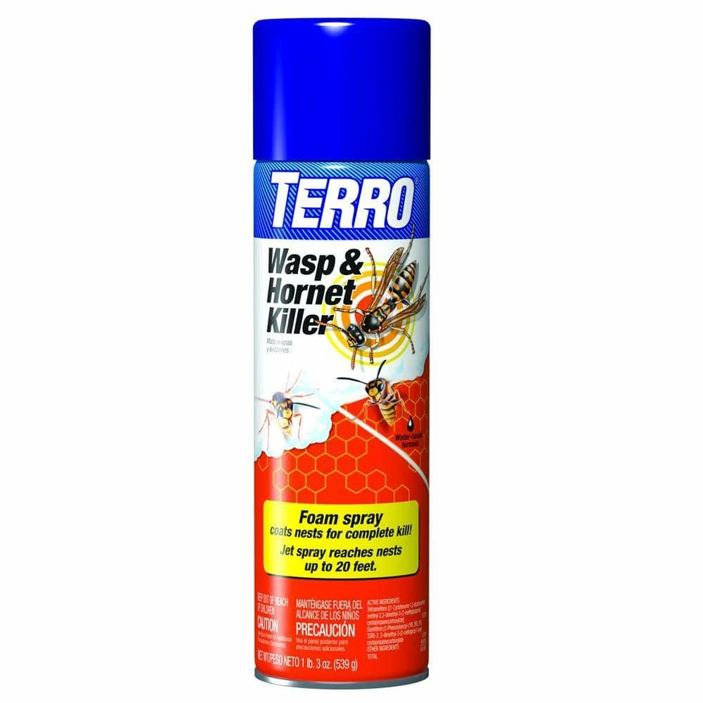 TERRO 19 oz. Wasp and Hornet Killer Foaming Spray 3 TERRO 19 oz. Wasp and Hornet Killer Foaming Spray