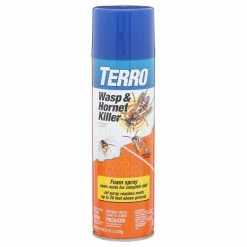 TERRO 19 oz. Wasp and Hornet Killer Foaming Spray (2-Pack) -Outlet Vasesource Store terro bug killer spray t33006vb2 4f 1000