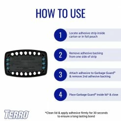 TERRO Garbage Guard Outdoor Trash Can Insect Killer -Outlet Vasesource Store terro bug killer spray t800 44 1000