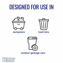 TERRO Garbage Guard Outdoor Trash Can Insect Killer -Outlet Vasesource Store terro bug killer spray t800 76 1000