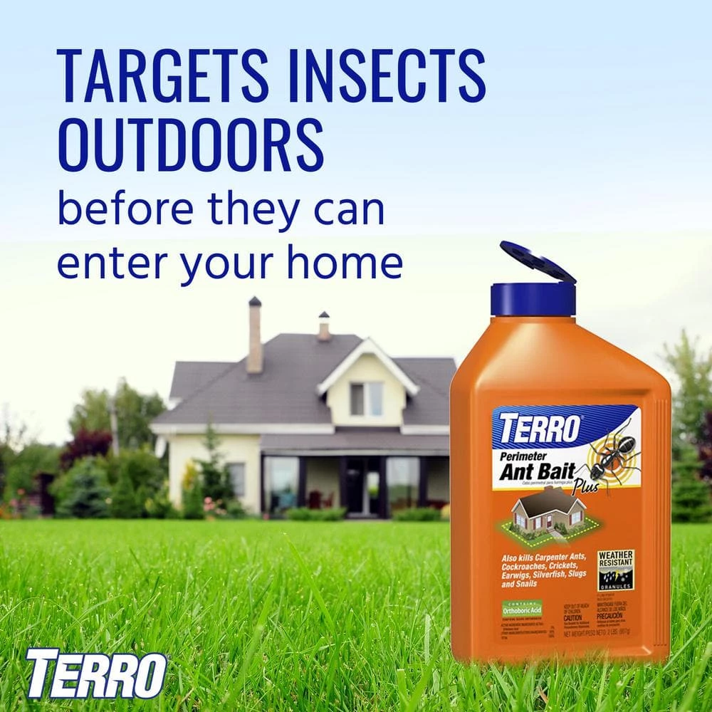 TERRO 2 lb. Home Perimeter Ant Killer Granules 8 TERRO 2 lb. Home Perimeter Ant Killer Granules - Image 6