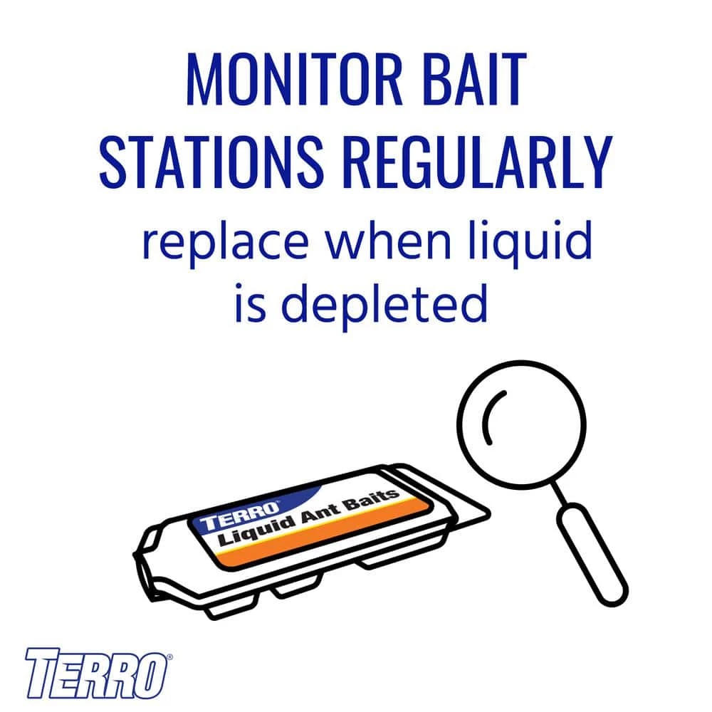 TERRO Indoor Liquid Ant Killer Baits (3-Pack) 4 TERRO Indoor Liquid Ant Killer Baits (3-Pack) - Image 2