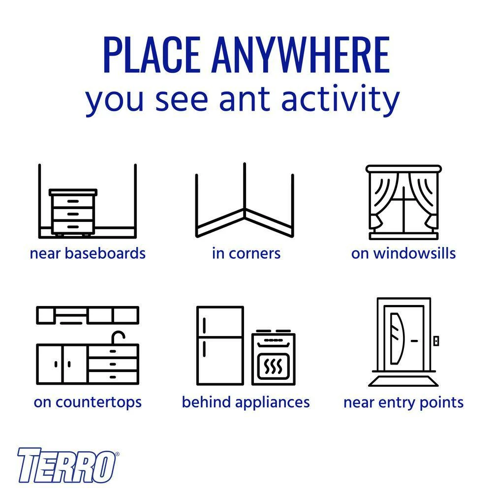 TERRO Indoor Liquid Ant Killer Baits (3-Pack) 9 TERRO Indoor Liquid Ant Killer Baits (3-Pack) - Image 7