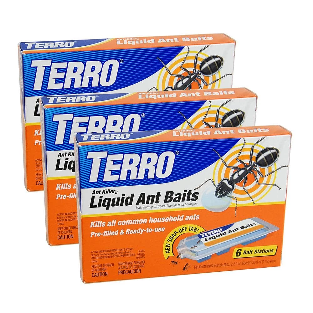 TERRO Indoor Liquid Ant Killer Baits (3-Pack) 3 TERRO Indoor Liquid Ant Killer Baits (3-Pack)