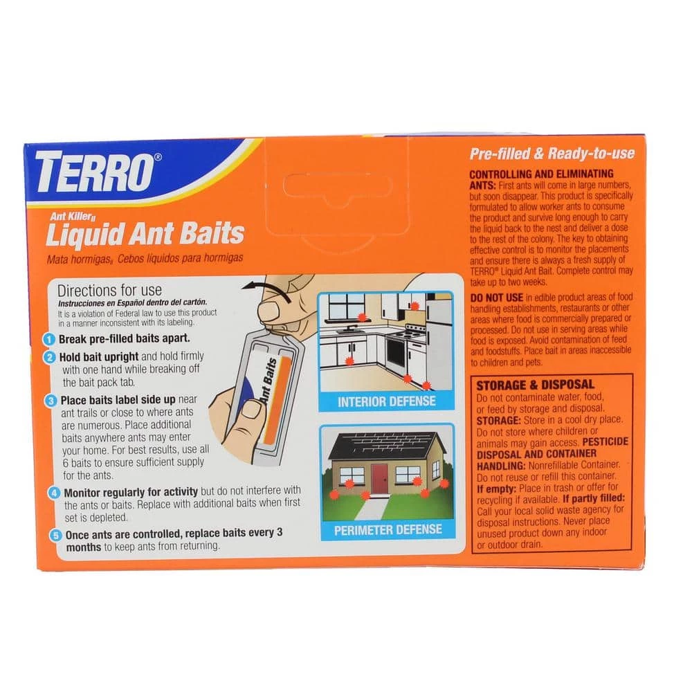 TERRO Indoor Liquid Ant Killer Baits (6-Pack) 15 TERRO Indoor Liquid Ant Killer Baits (6-Pack) - Image 13