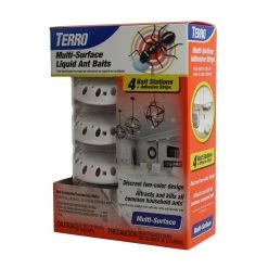 TERRO Indoor Multi-Surface Liquid Ant Killer Baits (4-Count) 12 TERRO Indoor Multi-Surface Liquid Ant Killer Baits (4-Count) -Outlet Vasesource Store terro insect bait stations t334b 40 1000