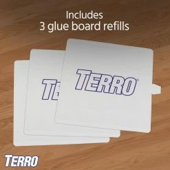 TERRO Flea Trap Refill Glue Boards (3-Count) -Outlet Vasesource Store terro insect traps t231 fa 1000
