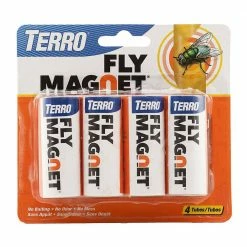 TERRO Fly Magnet Sticky Paper Fly Trap (4-Count)