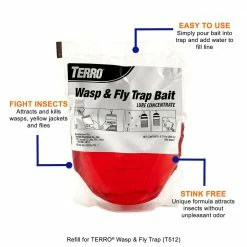 TERRO Outdoor Wasp and Fly Trap Refill Bait -Outlet Vasesource Store terro insect traps t513 1f 1000