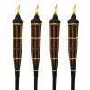 TIKI 60 in. Royal Polynesian Bamboo Torch Dark Finish (Pack of 4) -Outlet Vasesource Store tiki citronella torches 111316968 64 1000