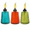 TIKI 6 in. Glass Tabletop Torch Trio (3 pack) -Outlet Vasesource Store tiki citronella torches 111511868 64 1000
