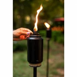 TIKI Adjustable Flame Torch Resin Black 65 in. -Outlet Vasesource Store tiki citronella torches 111911868 4f 1000