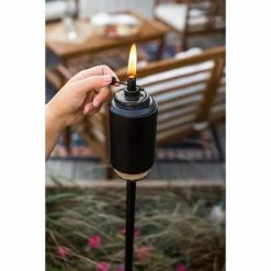 TIKI Adjustable Flame Torch Resin Black 65 in. -Outlet Vasesource Store tiki citronella torches 111911868 c3 1000