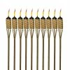 57 in. Easy Pour Tiki Torch Bamboo Classic Weave Brown 10-Pack -Outlet Vasesource Store tiki citronella torches 112011768 64 1000