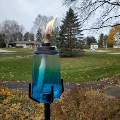 TIKI Easy Install 69 in. Torch Industrial Glass 11 TIKI Easy Install 69 in. Torch Industrial Glass -Outlet Vasesource Store tiki citronella torches 1121072 1f 1000