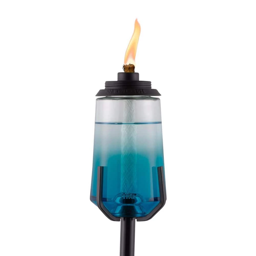 TIKI Easy Install 69 in. Torch Industrial Glass 3 TIKI Easy Install 69 in. Torch Industrial Glass