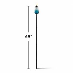 TIKI Easy Install 69 in. Torch Industrial Glass 13 TIKI Easy Install 69 in. Torch Industrial Glass -Outlet Vasesource Store tiki citronella torches 1121072 fa 1000