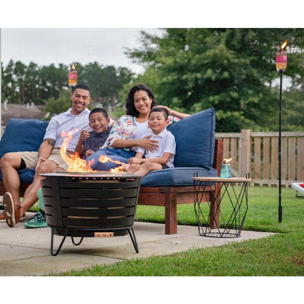 TIKI Easy Install 69 in. Torch Glass Rainbow 4 TIKI Easy Install 69 in. Torch Glass Rainbow - Image 2