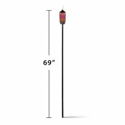 TIKI Easy Install 69 in. Torch Glass Rainbow 13 TIKI Easy Install 69 in. Torch Glass Rainbow -Outlet Vasesource Store tiki citronella torches 1121092 fa 1000