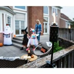 TIKI Black Metal Torch Deck Clamp Accessory (4-Pack) -Outlet Vasesource Store tiki citronella torches 131911668 44 1000