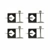 TIKI Black Metal Torch Deck Clamp Accessory (4-Pack) -Outlet Vasesource Store tiki citronella torches 131911668 64 1000
