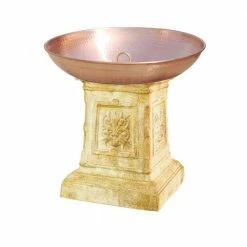 U-nitt 16 in. Pure Copper Rain Chain Anchoring Basin -Outlet Vasesource Store u nitt rain chains 0976 c3 1000