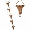 U-nitt 8.5 ft. Pure Copper Naomi Rain Chain -Outlet Vasesource Store u nitt rain chains 786 232 64 1000