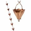 U-nitt 8.5 ft. Copper Natsu Rain Chain -Outlet Vasesource Store u nitt rain chains 786 5570cp 64 1000