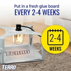 TERRO Refillable Flea Trap -Outlet Vasesource Store white terro insect traps t230 1d 1000
