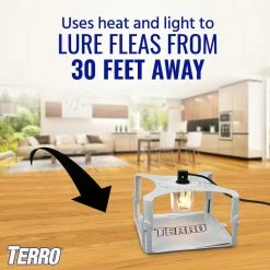 TERRO Refillable Flea Trap -Outlet Vasesource Store white terro insect traps t230 1f 1000