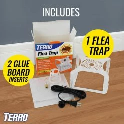 TERRO Refillable Flea Trap -Outlet Vasesource Store white terro insect traps t230 76 1000