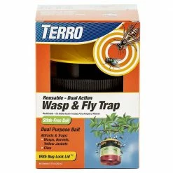 TERRO Outdoor Reusable Wasp and Fly Trap